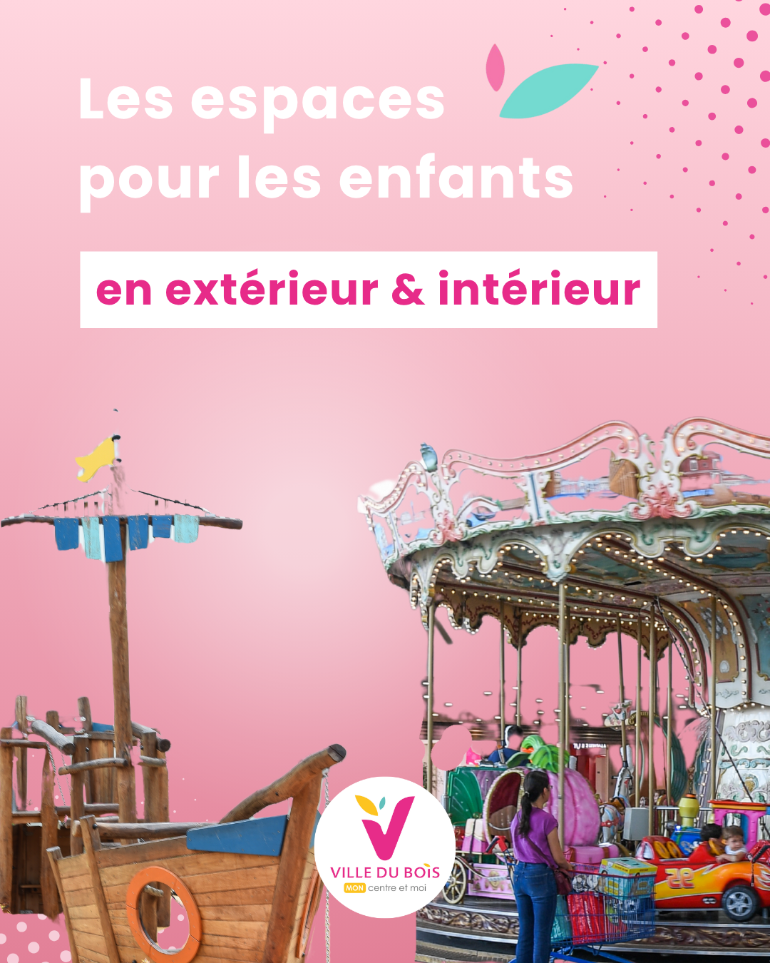Espaces enfant dans votre centre commercial