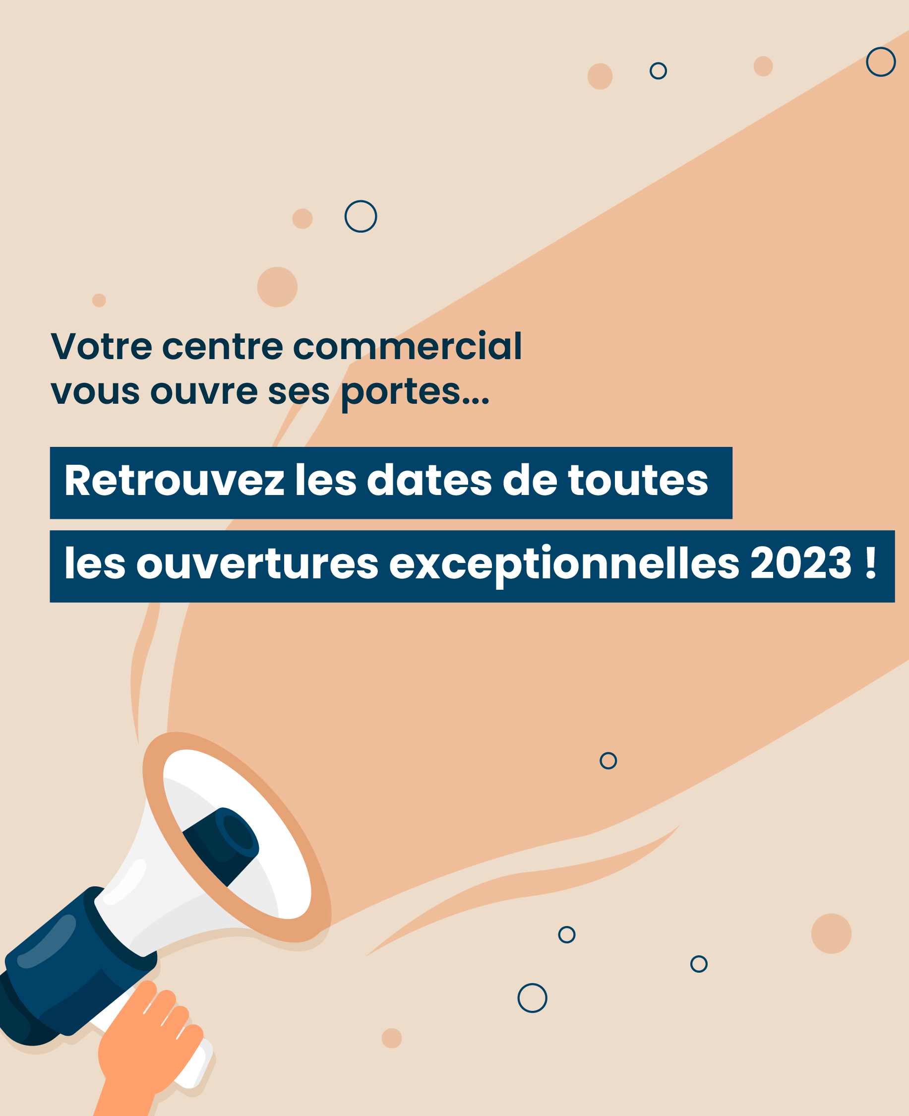 Liste ouvertures exceptionnelles 2023