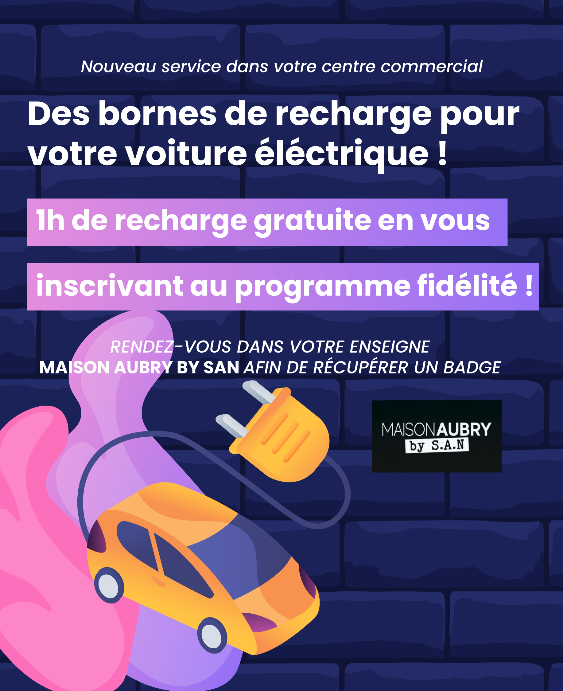 Les bornes de recharge éléctrique