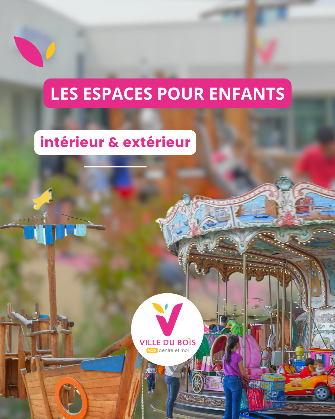 Espaces enfant dans votre centre commercial