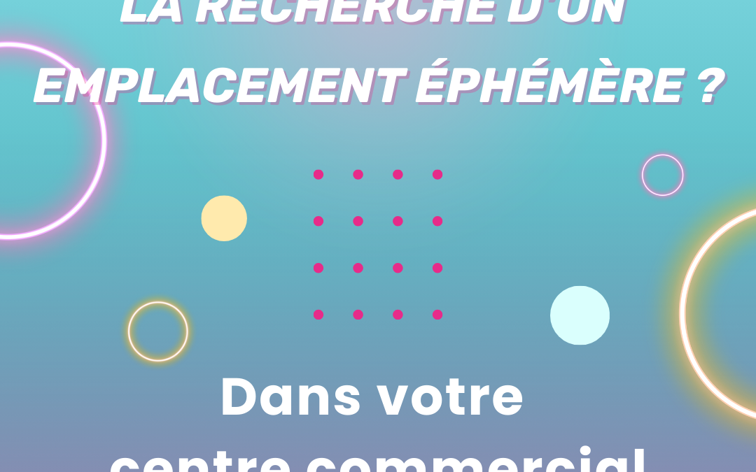 Emplacements éphémères