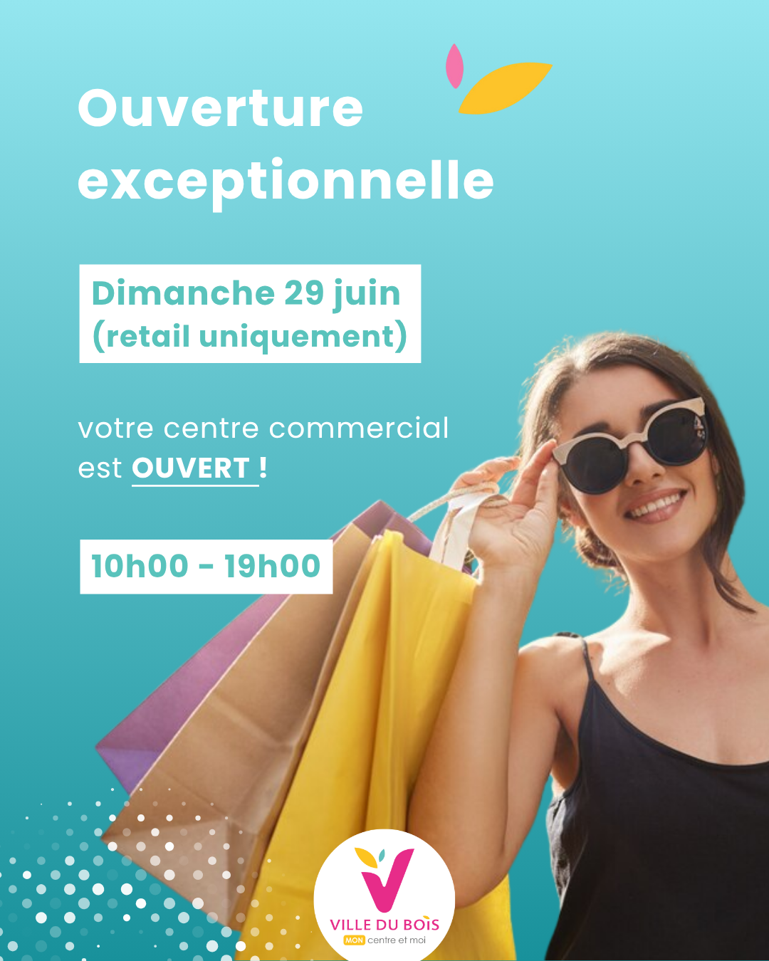OUVERTURE EXCEPTIONNELLE 29/06 🌞