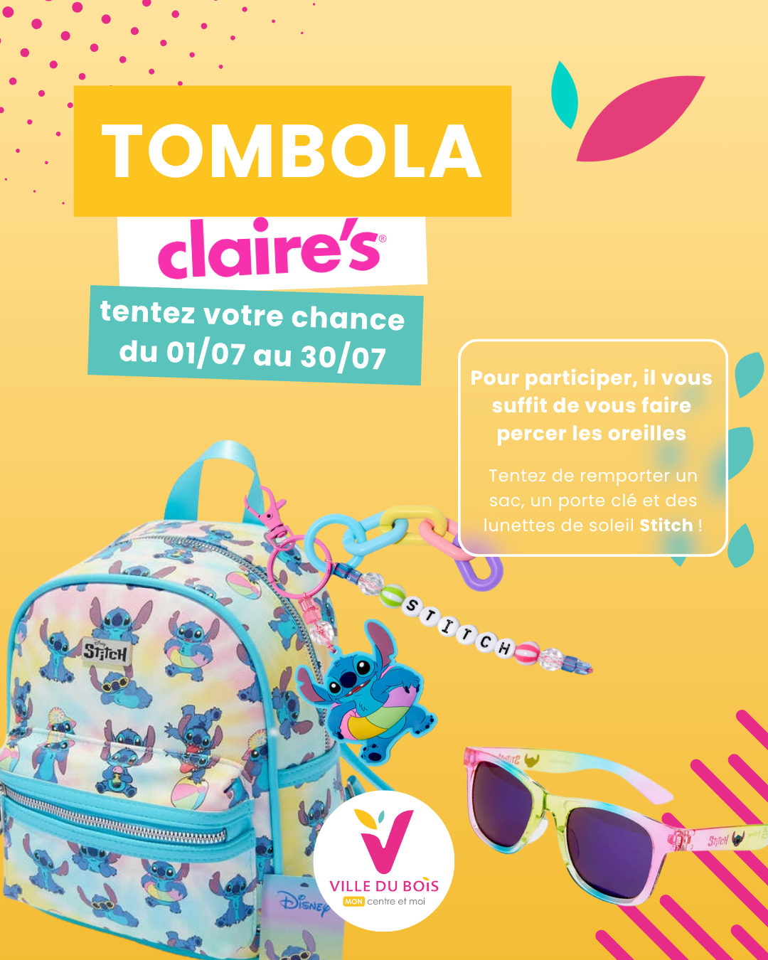 TOMBOLA CHEZ CLAIRE'S 🎁