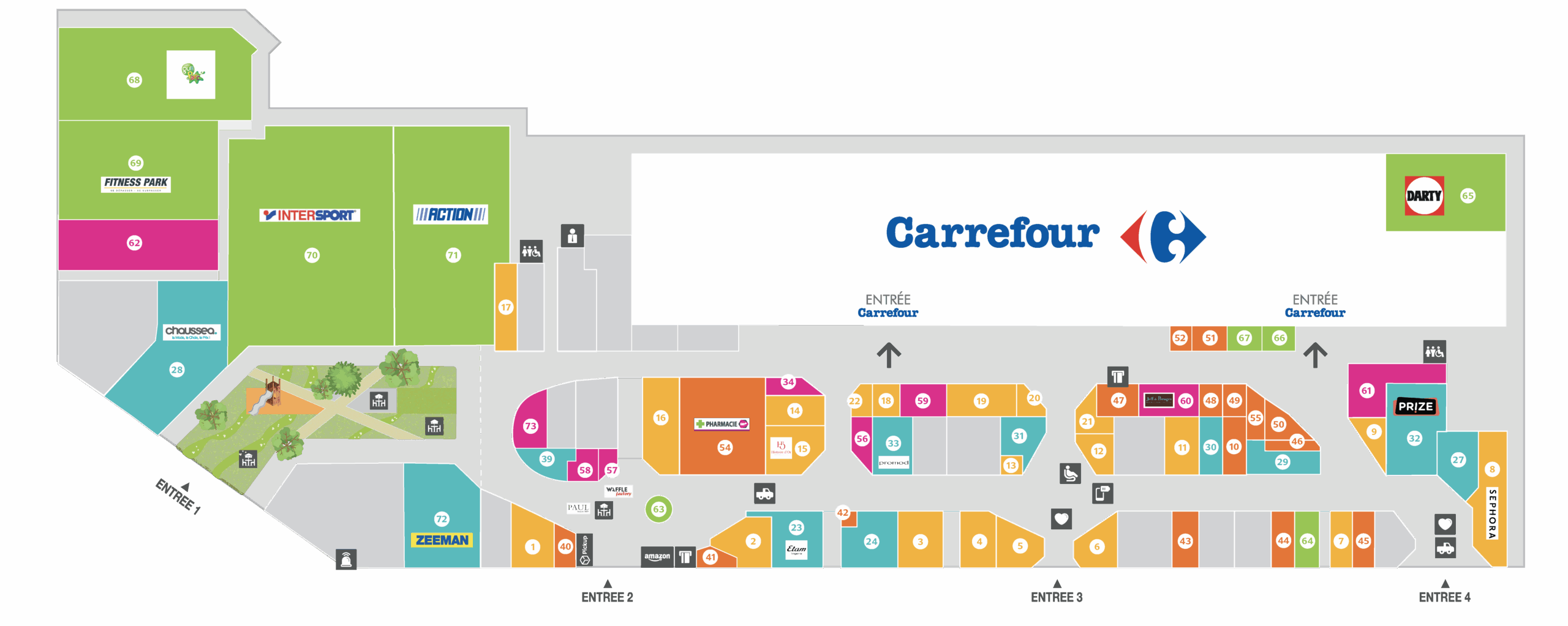 Plan plan du centre