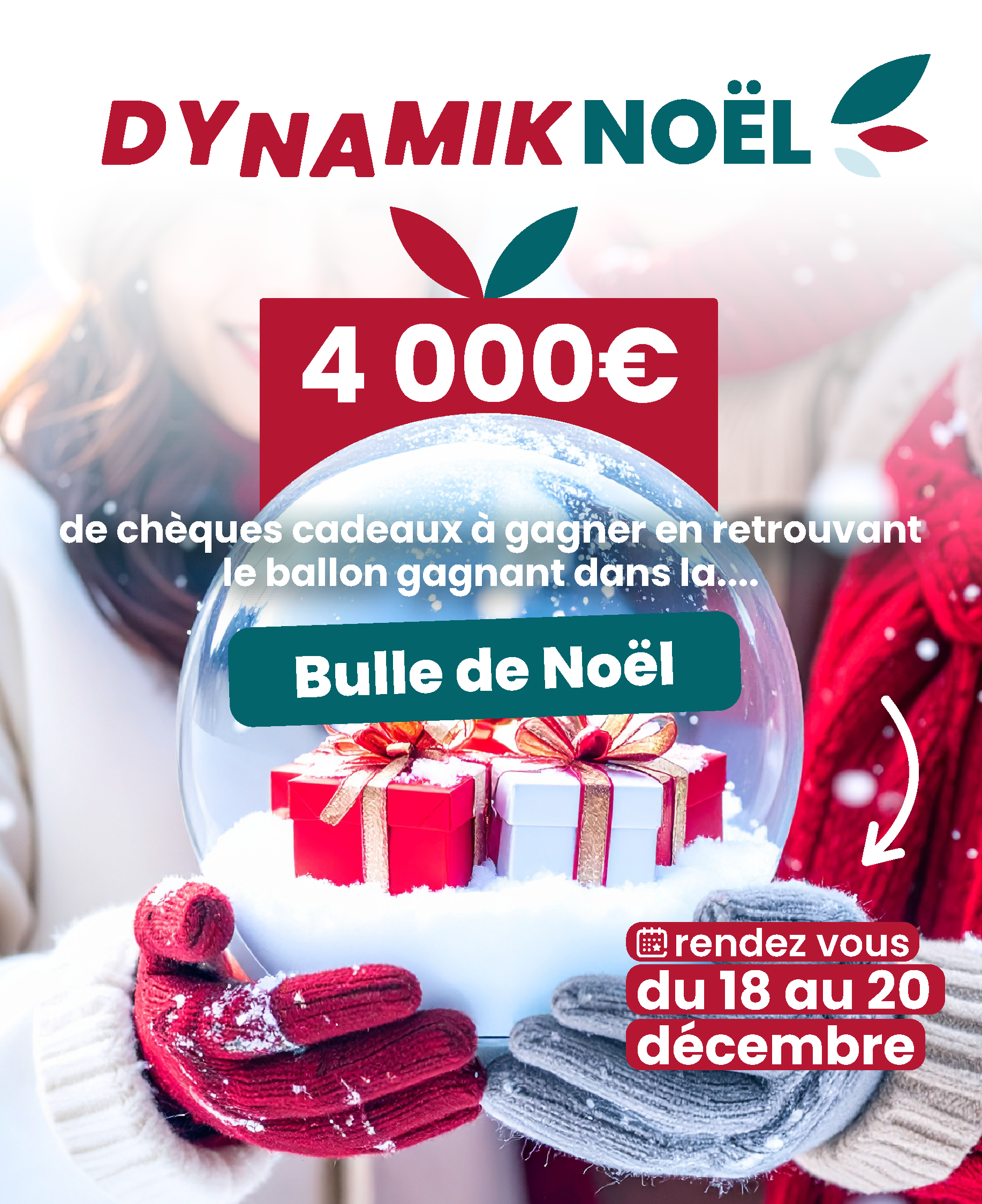 Dynamik Noël débarque dans votre centre commercial Ville-du-Bois ! 🎅🏼