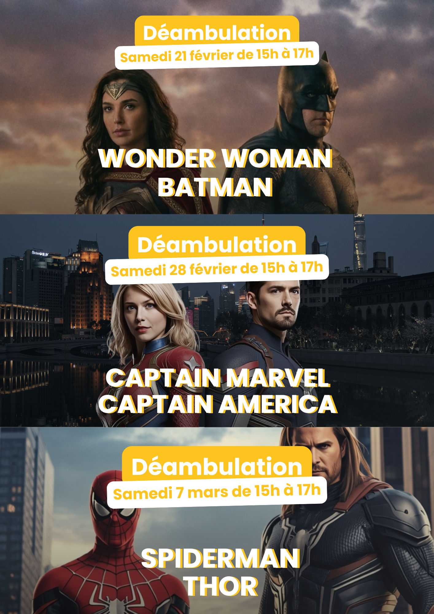 Déambulations vacances d'hiver ! ❄️☃️