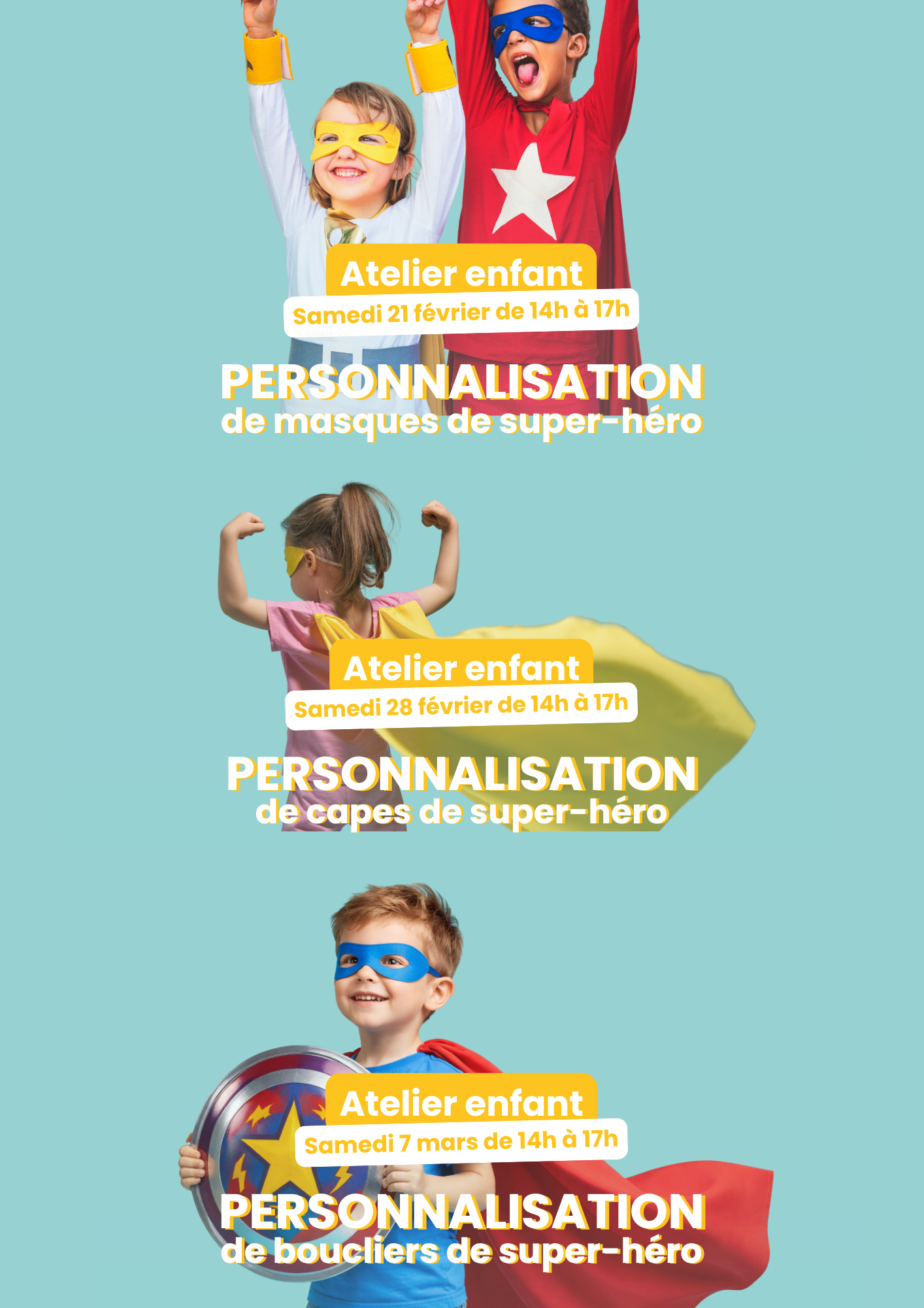 Animations vacances d'hiver ! ❄️☃️