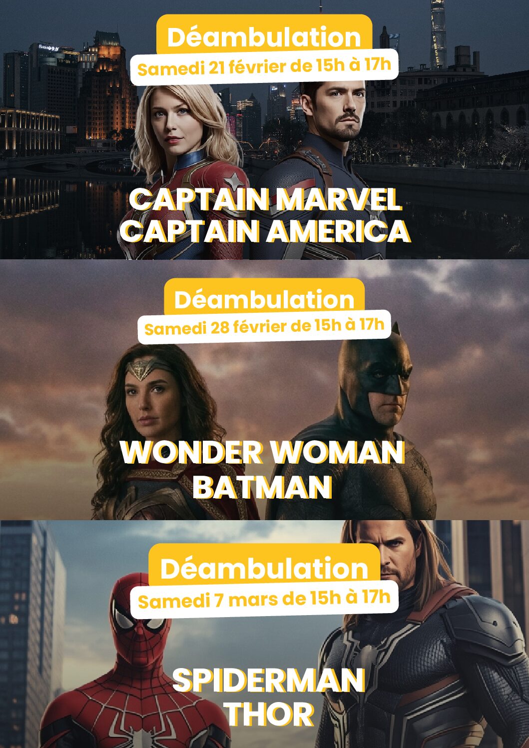 Déambulations vacances d'hiver ! ❄️☃️