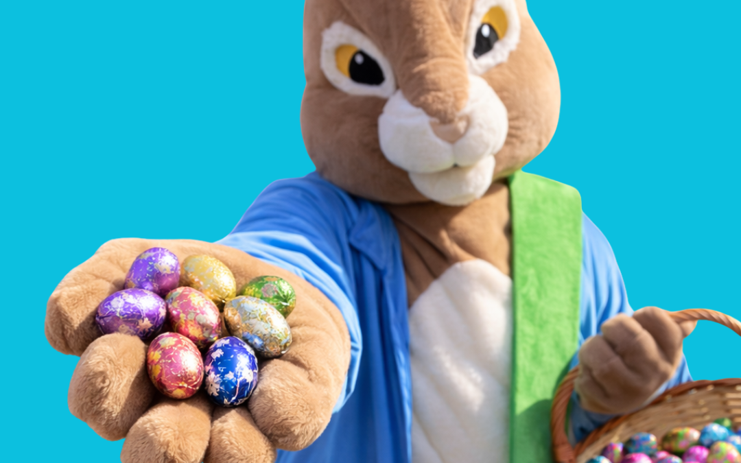 Lapin de Pâques fait une halte gourmande au centre 🐰