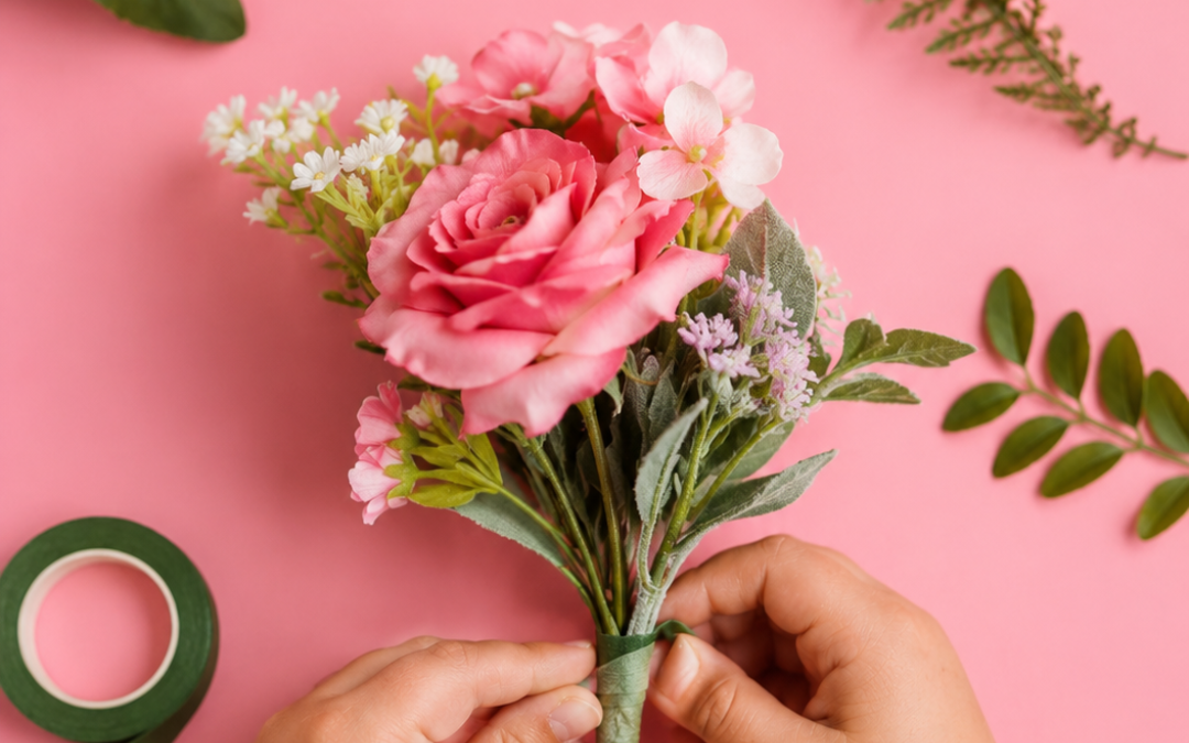 Animation fête des mères – création de bouquets de fleurs